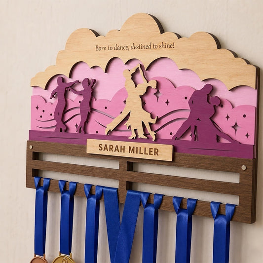 Dance Medal Holder Personalized – Irish Dance & Ballet Medal Display