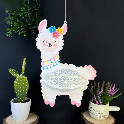 Alpaca - 3D Animal Lantern File  - Cricut File  -