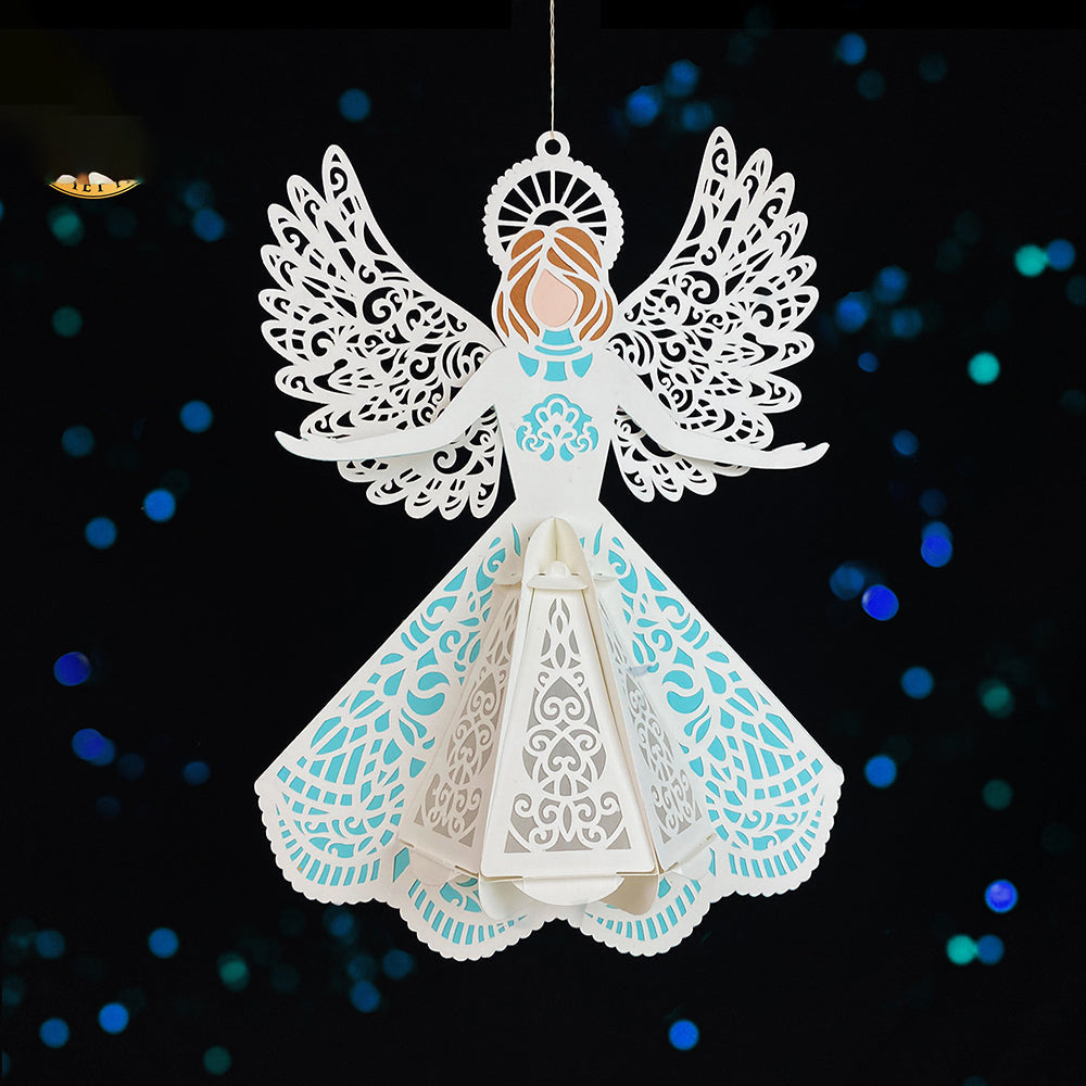 Angel 2 - 3D Lantern Angel File - Cricut File  -