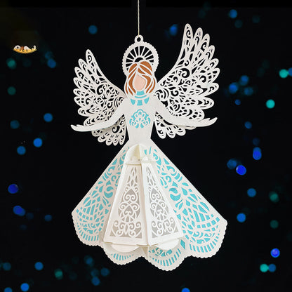 Angel 2 - 3D Lantern Angel File - Cricut File  -