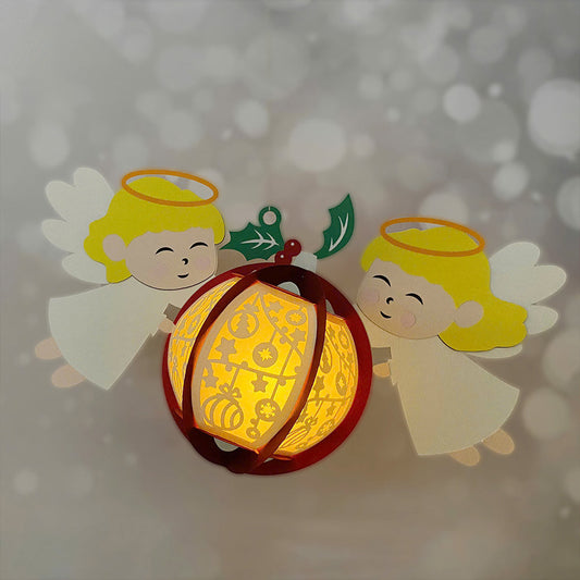 Angel 3 - 3D Lantern Angel File - Cricut File  -