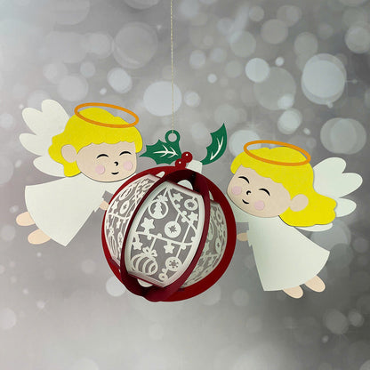 Angel 3 - 3D Lantern Angel File - Cricut File  -