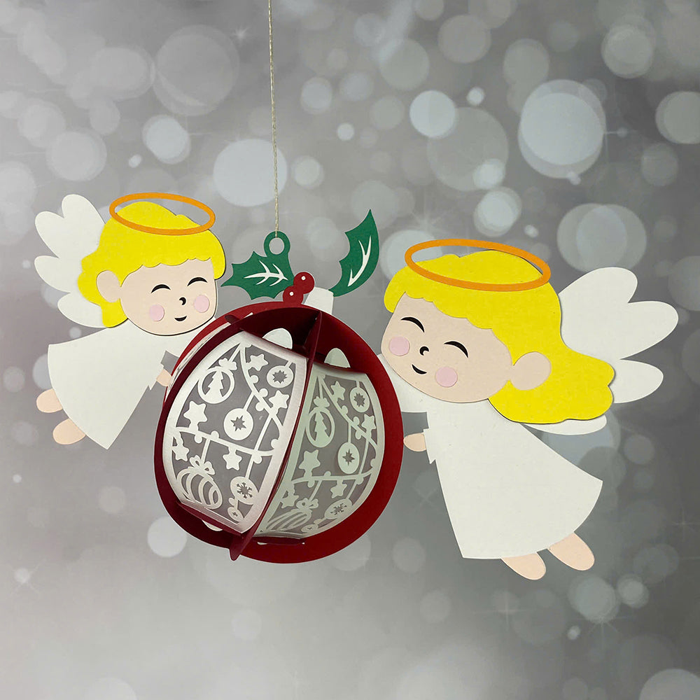 Angel 3 - 3D Lantern Angel File - Cricut File  -