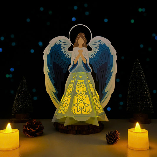 Angel - 3D Lantern Angel File - Cricut File  -