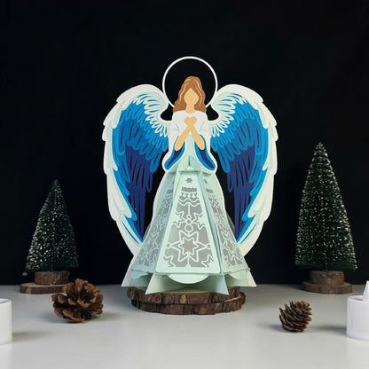 Angel - 3D Lantern Angel File - Cricut File  -
