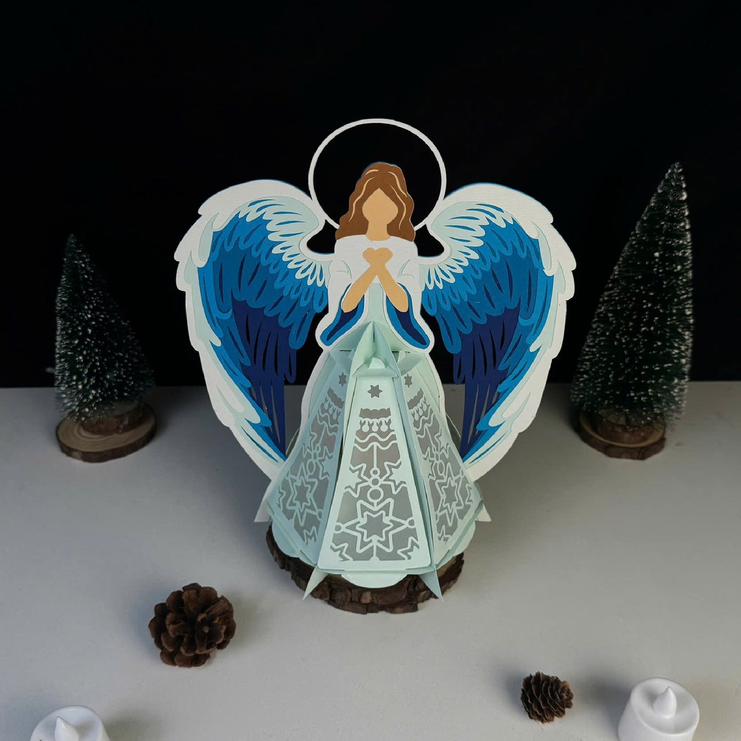 Angel - 3D Lantern Angel File - Cricut File  -
