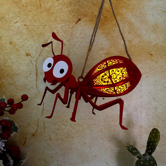 Ant - 3D Animal Lantern File  - Cricut File  -