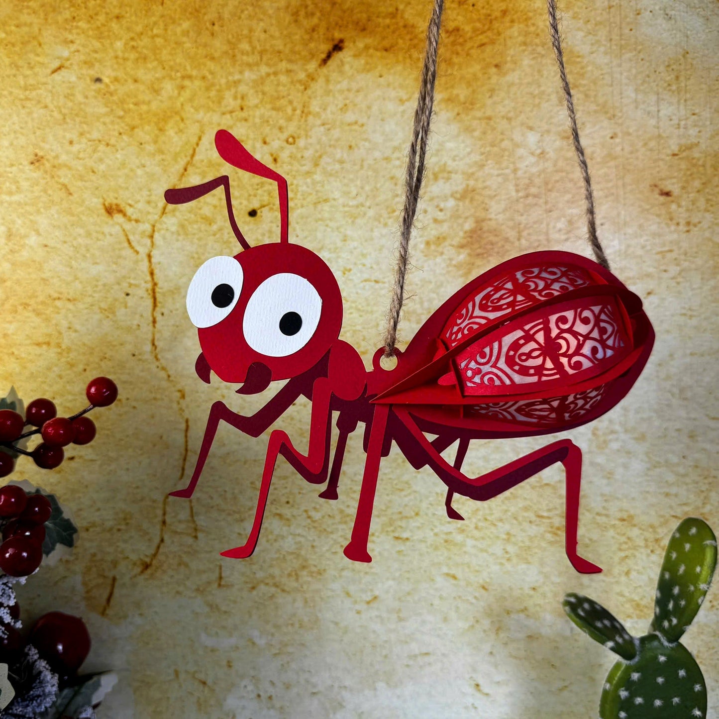 Ant - 3D Animal Lantern File  - Cricut File  -