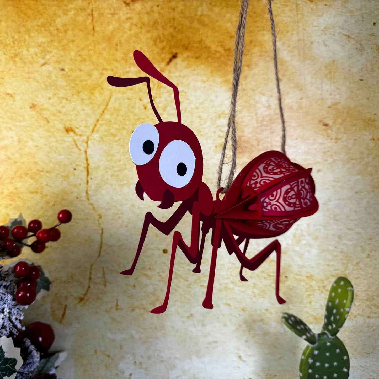 Ant - 3D Animal Lantern File  - Cricut File  -