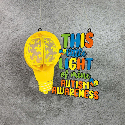 Autism 2 - 3D Lantern Autism File  - Cricut File  -