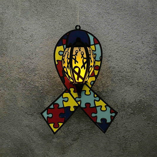 Autism - 3D Lantern Autism File  - Cricut File  -