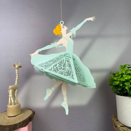 Ballet - 3D Paper Cut Lantern File  - Cricut File  -