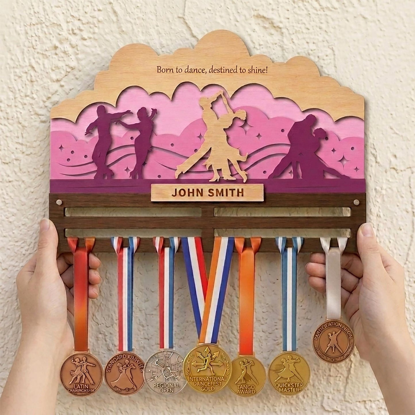 Dance Medal Holder Personalized – Irish Dance & Ballet Medal Display