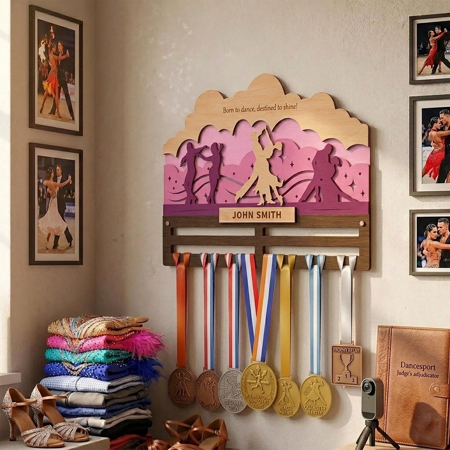 Dance Medal Holder Personalized – Irish Dance & Ballet Medal Display