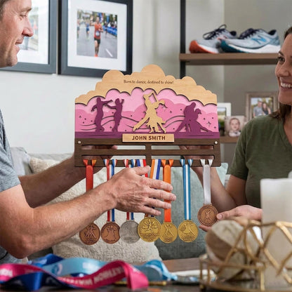 Dance Medal Holder Personalized – Irish Dance & Ballet Medal Display